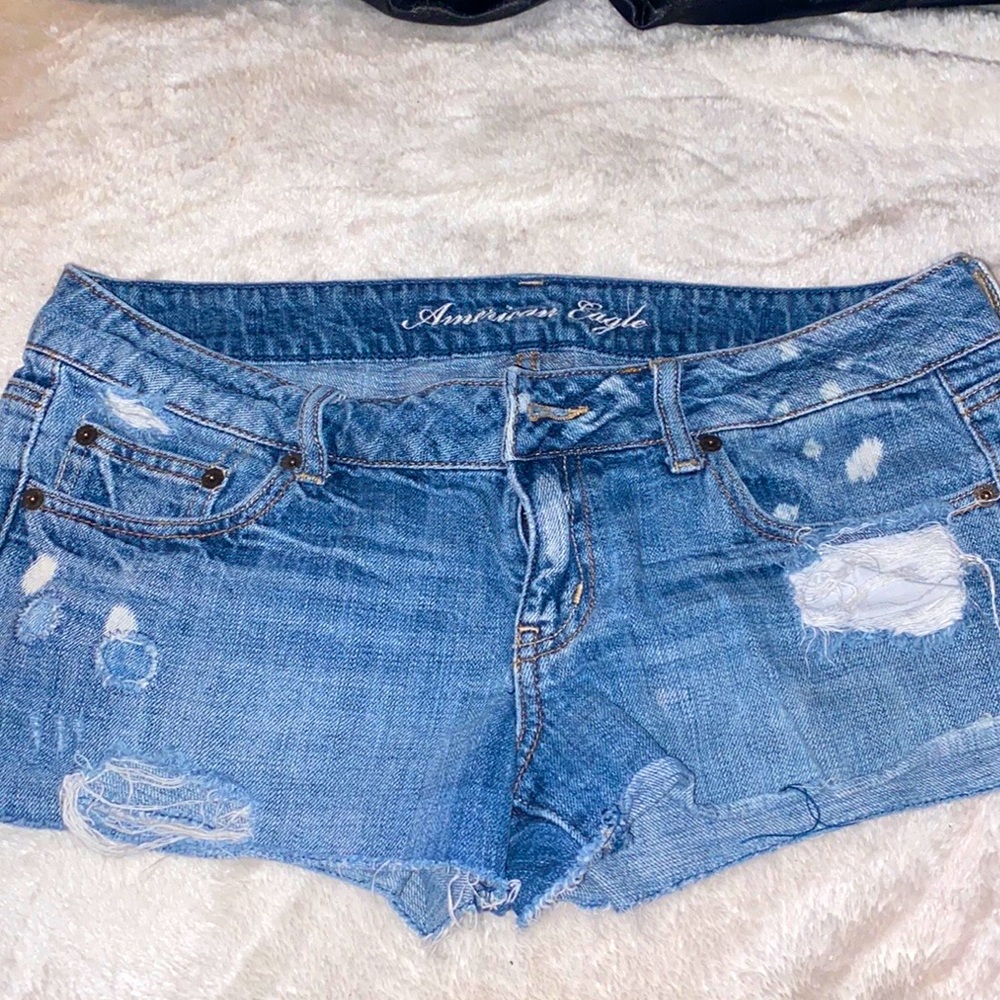 American eagle jean shorts